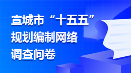 宣城市“十五五”規(guī)劃編制網(wǎng)絡(luò)調(diào)查問卷